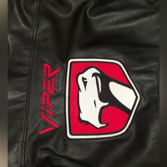Vintage Dodge Viper Leather Jacket - Picture 3 of 8